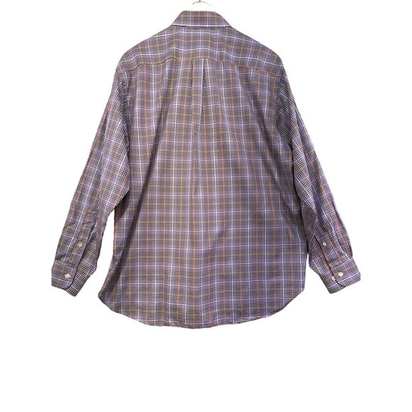 Brooks Brothers Country Club Dress Shirt L/R Long Sleeve Checkered - Picture 8 of 10